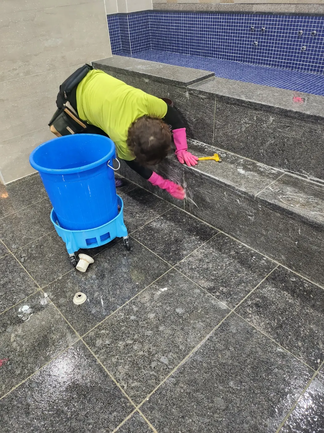 고압 세척 — 달서구 목욕탕청소 현장