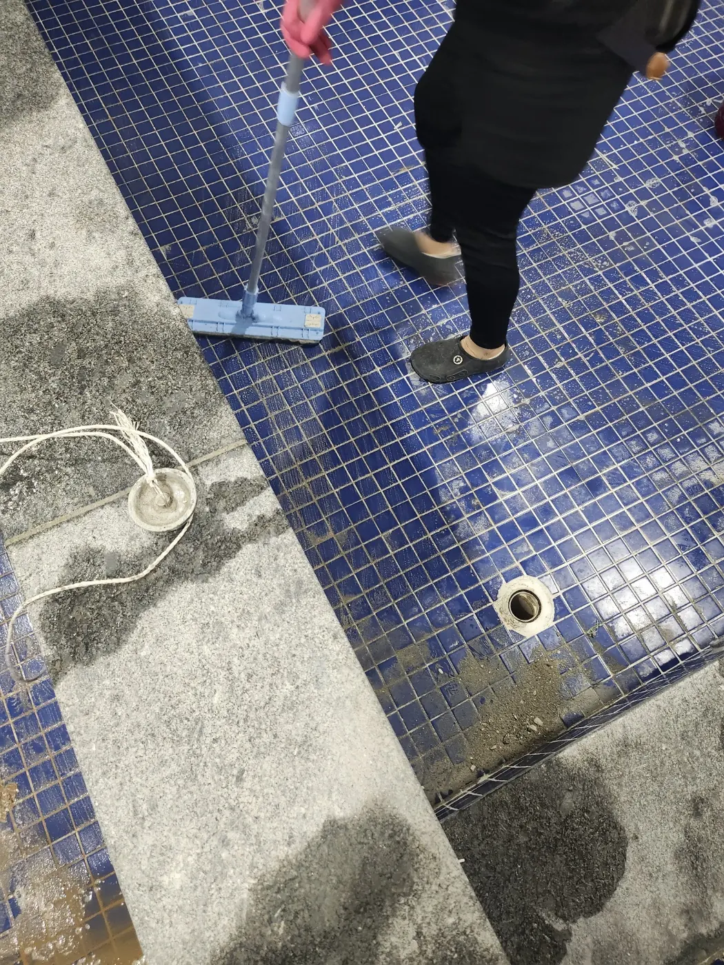 줄눈 복원 — 대안동 목욕탕청소 현장