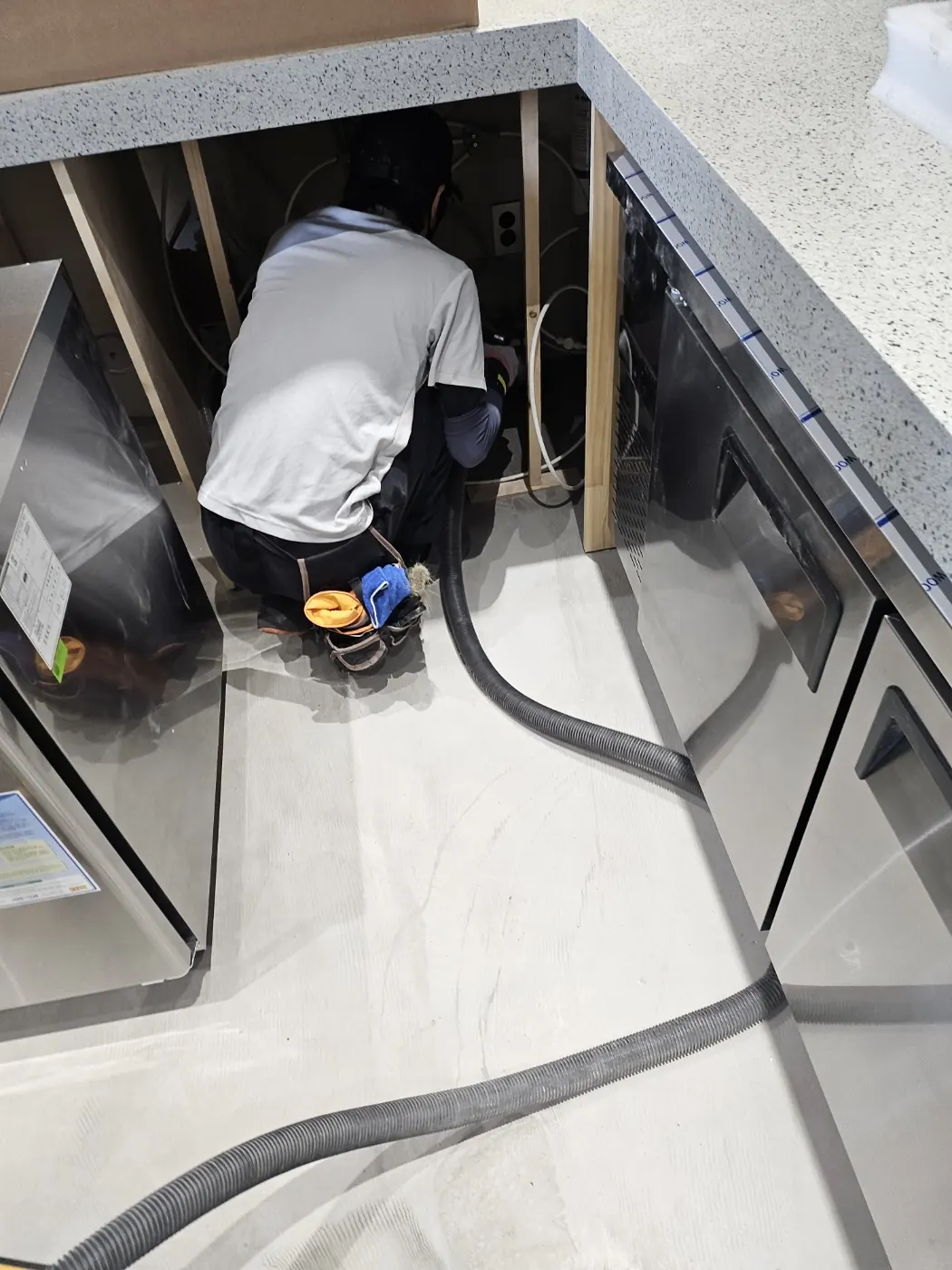 내동 준공청소 시공 현장 — 준공 마감 확인